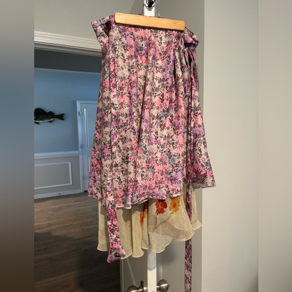 Floral Pink Skirt